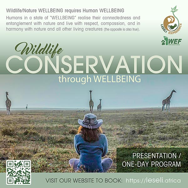 Wildlife Conservation through Wellbeing